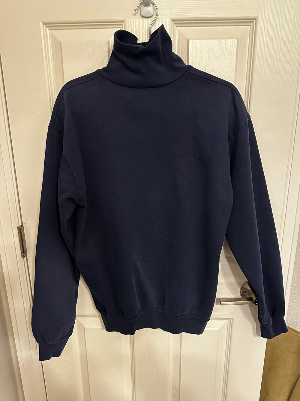 Los Angeles Apparel Navy Turtleneck Sweatshirt